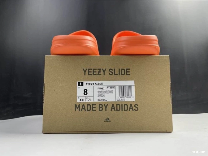 Yeezy Orange Adidas Slide FY7497 0801